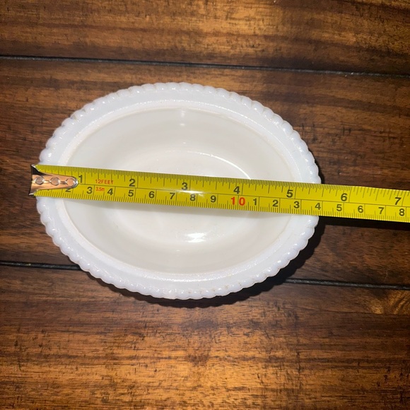 Vintage Kemple White Milk Glass Hen Chicken on Nest Covered Dish Farmhouse Decor - Picture 13 of 14